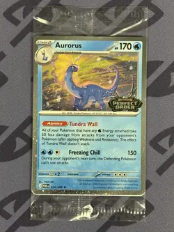 Pokemon TCG - Aurorus 024/088 Perfect Order Stamp - SEALED - ME03 NM - Image 1