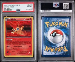 Victini BW32 PSA 8 Holo Rare Black Star Promo B & W Noble Victories Pokemon Mint - Image 3