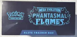 Pokemon Mega Evolution Phantasmal Flames ETB Elite Trainer SEALED EXCELLENT BOX! - Image 4
