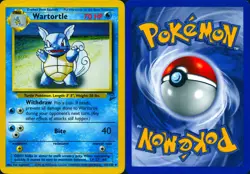 WARTORTLE 63/130 UNCOMMON BASE SET 2 POKEMON LP - Image 3