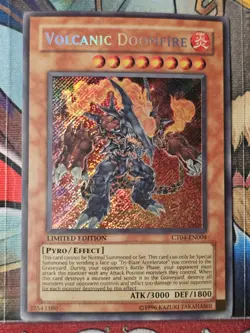 Yu-Gi-Oh! TCG Volcanic Doomfire CT04-EN004 Secret Rare - Image 1
