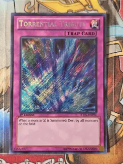 Yu-Gi-Oh! TCG Torrential Tribute LCJW-EN294 1st Edition Secret Rare - Image 1