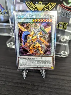 Yu-Gi-Oh! Power Tool Dragon RA04-EN135 Platinum Secret Rare - Image 1