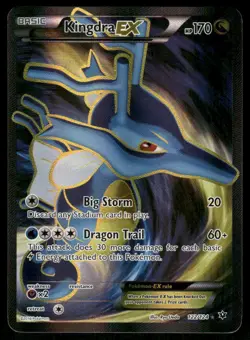 Pokemon Cards Kingdra EX 122/124 Fates Collide Ultra Rare LP *2 - Image 1