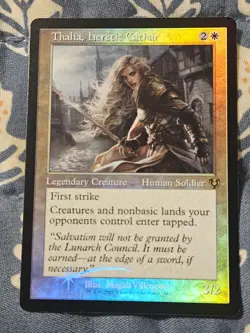 Thalia, Heretic Cathar FOIL ( Retro Frame ) Innistrad Remastered MTG Magic - Image 3
