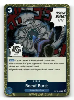 Boeuf Burst OP12-060 - Legacy of the Master - One Piece Card NM/M - Image 1