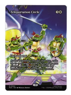 Teleportation Circle Borderless Regular Teenage Mutant Ninja Turtles 0002 MTG - Image 1