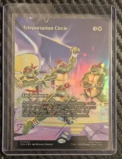 Magic The Gathering Teleportation Circle Foil Enchantment TMNT 2026 M0002 Card - Image 1