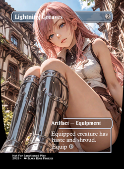 Lightning Greaves - MTG Anime Custom - Playtest- Not For Sanctioned Play - Image 1