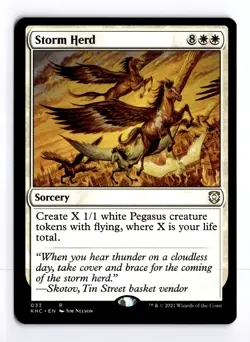 Storm Herd 33 Commander: Kaldheim R MTG LP - Image 1