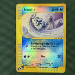 Totodile 135/165 Expedition Reverse Holo 2002 Nintendo Pokemon Card - Image 1