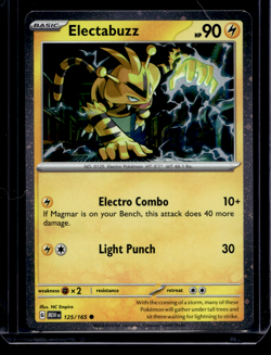 Electabuzz Cosmos Holo Promo 125/165 Scarlet & Violet 151 Holographic - Image 1