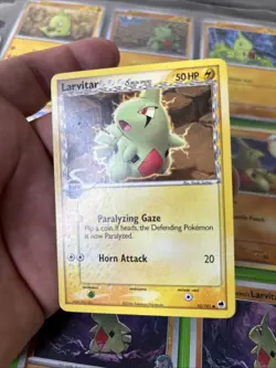 Pokemon Binder Collection Larvitar Cards EX Era Diamond & Pearl Platinum Scarlet - Image 3