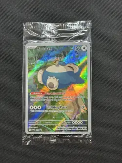 Snorlax SVP EN 051 Black Star Promo Scarlet & Violet Pokemon 151 Card - SEALED - Image 1