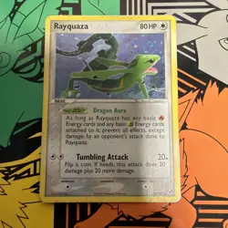 Pokemon TCG Rayquaza 22/107 Holo Rare EX Deoxys - Image 1