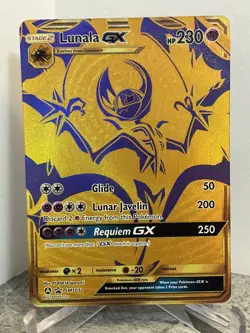 Pokemon Lunala GX - SM103A Sun & Moon Promo NM - Image 1