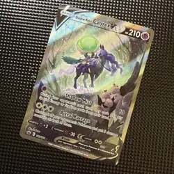 Pokemon TCG Shadow Rider Calyrex V Ultra Rare Full Art Holo 172/198 210 HP - Image 2