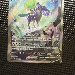 Pokemon TCG Shadow Rider Calyrex V Ultra Rare Full Art Holo 172/198 210 HP - Image 4