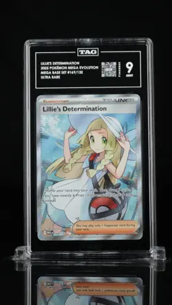 LILLIE'S DETERMINATION 2025 POKEMON MEGA EVOLUTION #169/132 TAG 9 - Image 1