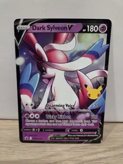 2022 Pokemon TCG Dark Sylveon v SWSH134 Black Star Promo Celebrations - Image 1