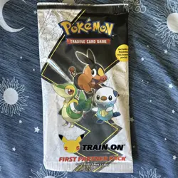 Pokemon TCG 25th Anniversary First Partner Pack - Unova - Jumbo Cards - 2 Packs 820650809644 - Image 1