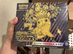 Pokemon TCG: Scarlet & Violet Surging Sparks Elite Trainer Box ETB SEALED - Image 1