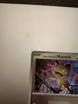 Pokemon TCG Team Rocket's Meowth Reverse Holo Ascended Heroes 161/217 - Image 3