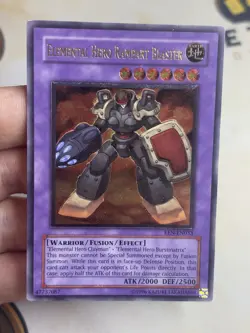 Elemental HERO Rampart Blaster EEN-EN033 Unlimited Ultimate Rare NM EURO - Image 2