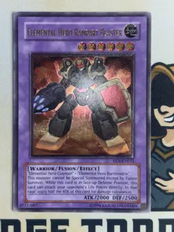 Elemental HERO Rampart Blaster EEN-EN033 Unlimited Ultimate Rare NM EURO - Image 4