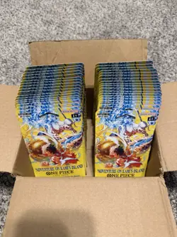 One Piece Adventure on Kami's Island OP15-EB04 Sleeved Booster Pack Lot Of x35 - Image 1