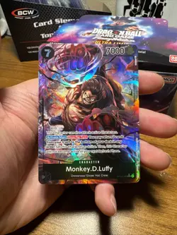 One Piece TCG Monkey.D.Luffy (090) (Alternate Art) OP04-090 Kingdoms of Intrigue - Image 1