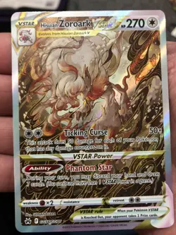 Hisuian Zoroark VSTAR GG56/GG70 Holo Crown Zenith Galarian Gallery Pokemon NM/M - Image 1