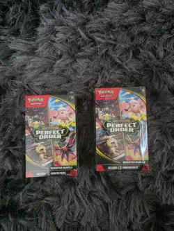 Pokemon TCG Mega Evolution Perfect Order Booster Bundle 6 Packs x2 Sealed New UK - Image 3
