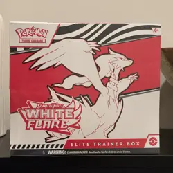 Factory Sealed Pokemon TCG: Scarlet & Violet—White Flare Elite Trainer Box ETB - Image 1