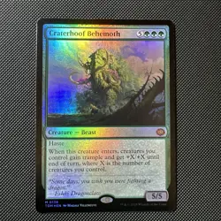 MTG FOIL Craterhoof Behemoth - Tarkir: Dragonstorm #138 - Image 1