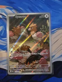 Pokemon TCG Spearow 151/132 Mega Evolution Illustration Rare Card 2025 - Image 1
