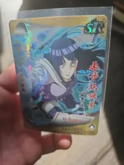 Hinata Hyuga Naruto Premium Booster Hinata Hyuga SR 035 Foil Holo Trading Card - Image 5