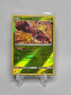 Buzzwole 21/236 – SM Cosmic Eclipse (2019) Reverse Holo Pokemon Card - Image 1