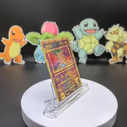 NEW Pokemon Ancient Mew Promos Metal Card for Kids christmas gifts - Image 2
