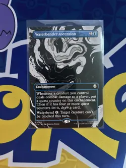 Waterbender Ascension (Borderless) - Avatar: the Last Airbender - NM - MTG - Image 1