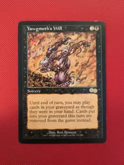 Yawgmoth's Will Urza's Saga LP/MP MtG Magic The Gathering - Image 1