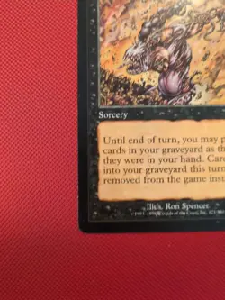 Yawgmoth's Will Urza's Saga LP/MP MtG Magic The Gathering - Image 2