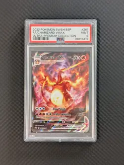 Pokemon 2022 Charizard VMAX SWSH261 Ultra Premium Collection Promo PSA 9 - Image 1