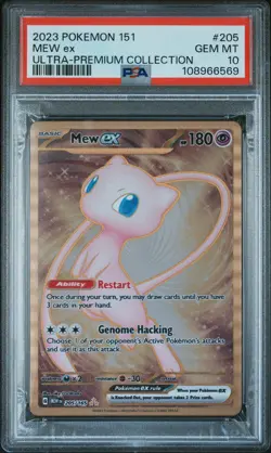 2023 POKEMON 151 ULTRA-PREMIUM COLLECTION #205 MEW EX PSA 10 - Image 1