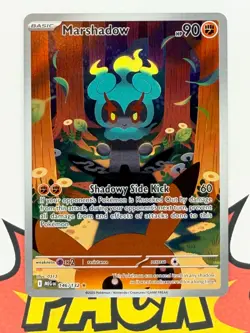 Marshadow Illustration Rare Mega Evolution Pokemon TCG 146/132 IR - Image 1