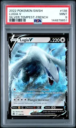 Carte Pokemon Lugia-V 138/195 EB12 Tempete Argentee PSA 9 ✨ - Image 2