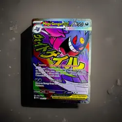 Pokemon Mega Gengar EX Full Art Holo 350 HP Void Gale 269/217 - Image 1