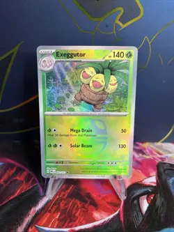 Pokemon TCG Prismatic Evolutions Exeggutor Master Ball Holo #002/131 - Image 1