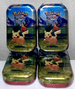 (LOT OF 4) Pokemon TCG Mega Evolutions Ascended Heroes Mini Tins Set NEW SEALED! - Image 1