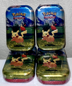 (LOT OF 4) Pokemon TCG Mega Evolutions Ascended Heroes Mini Tins Set NEW SEALED! - Image 4